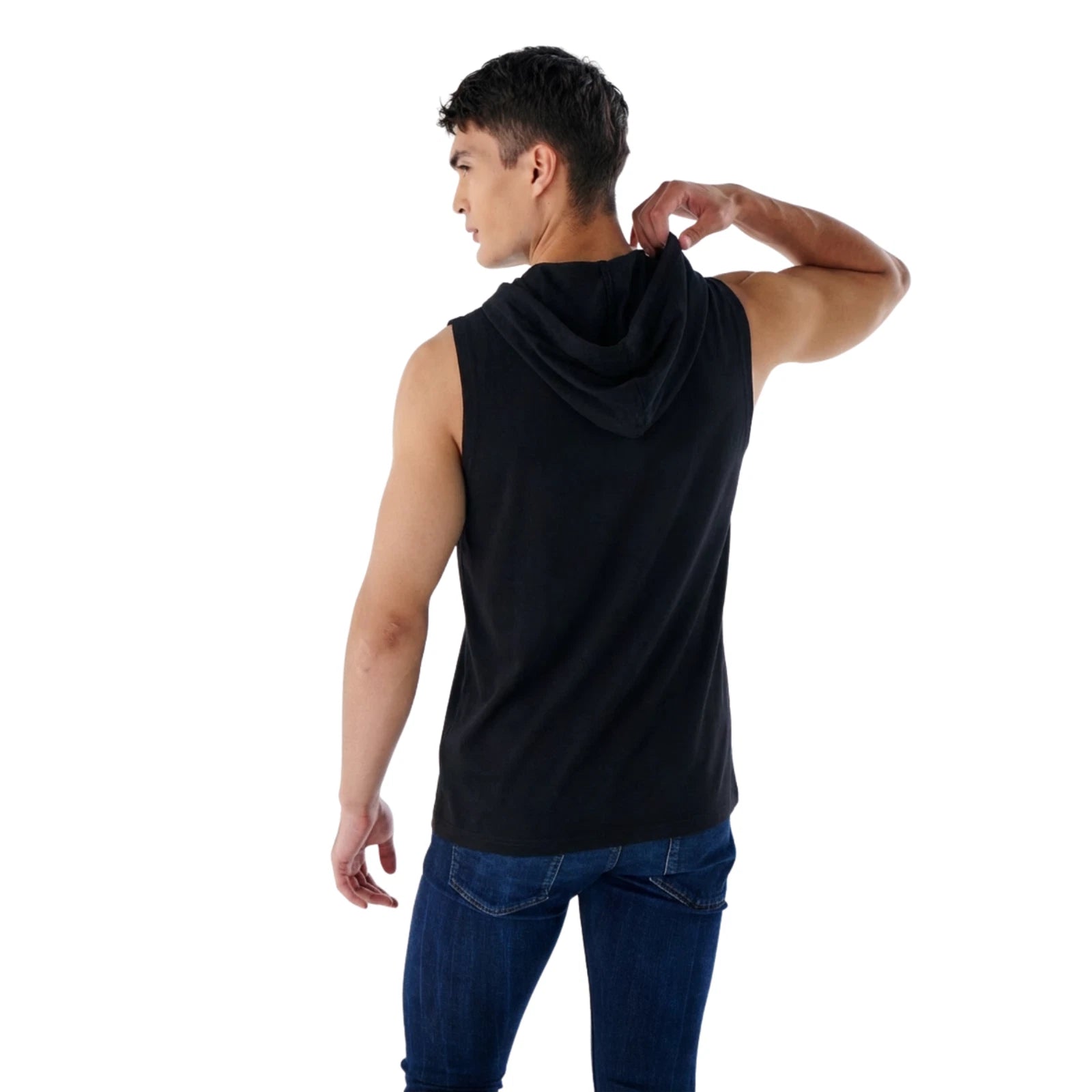 Herren Muskel Hoodie ärmellos – Gym Tanktop