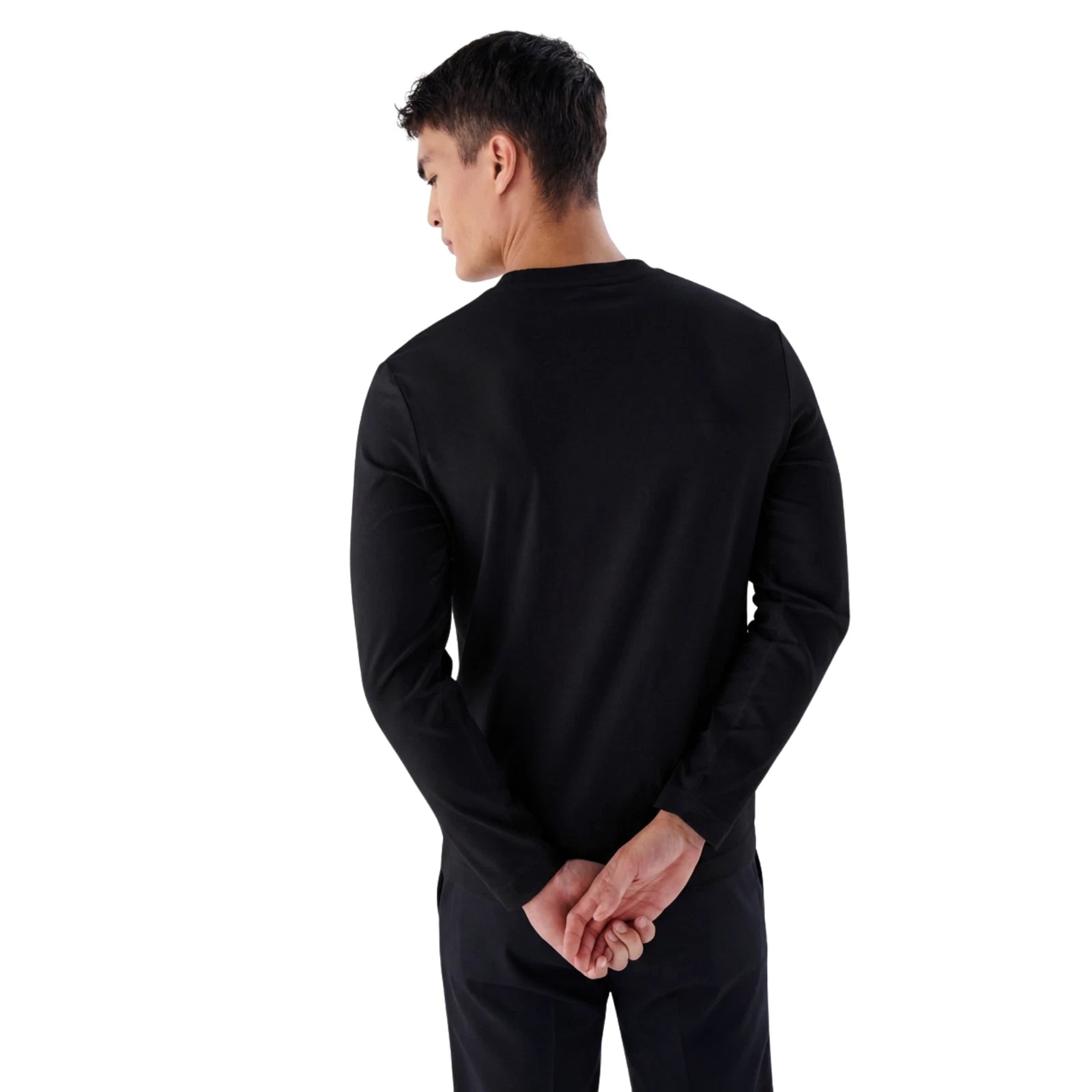 Herren Slim Fit Longsleeve aus Baumwollmix