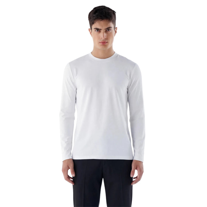 Herren Slim Fit Longsleeve aus Baumwollmix