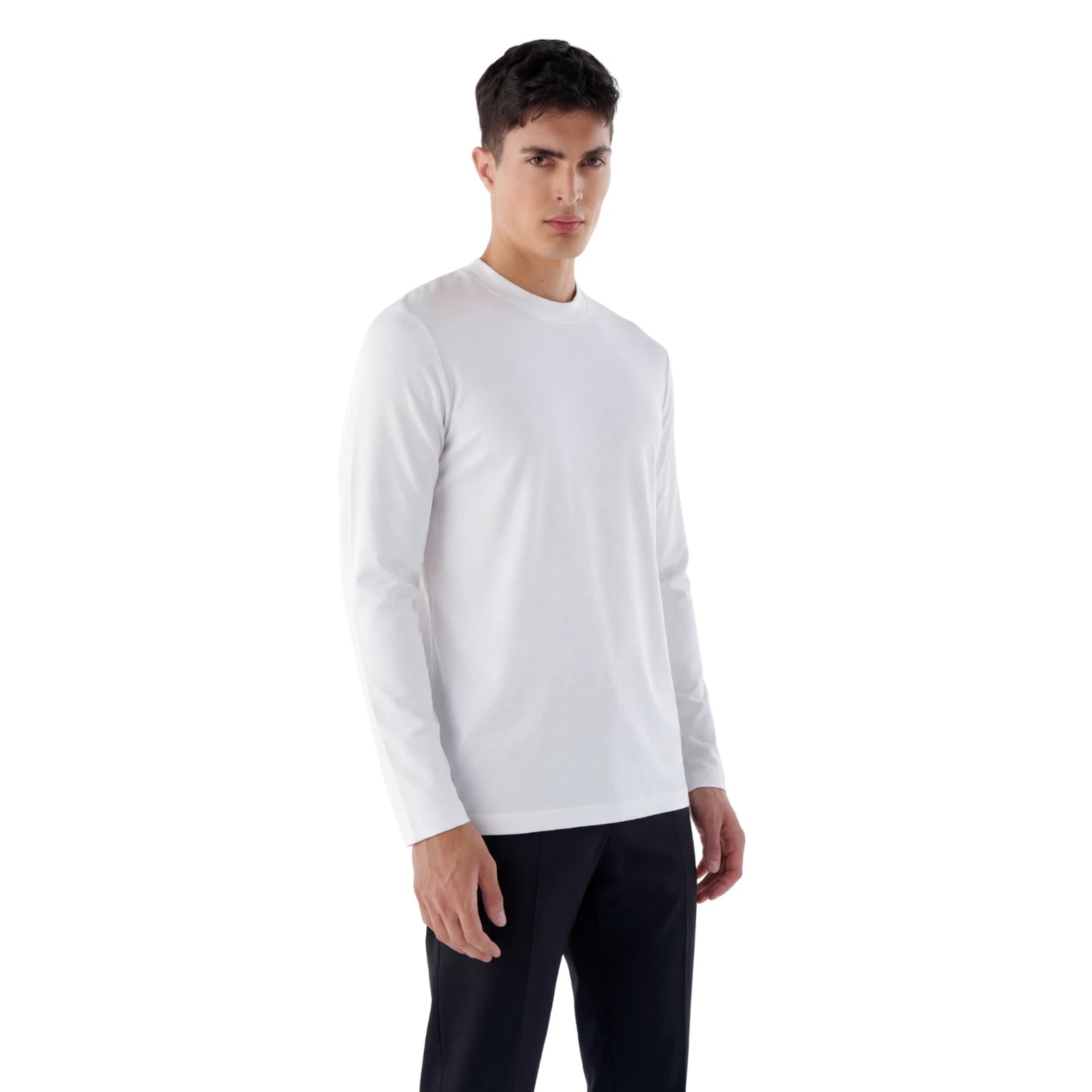Herren Slim Fit Longsleeve aus Baumwollmix
