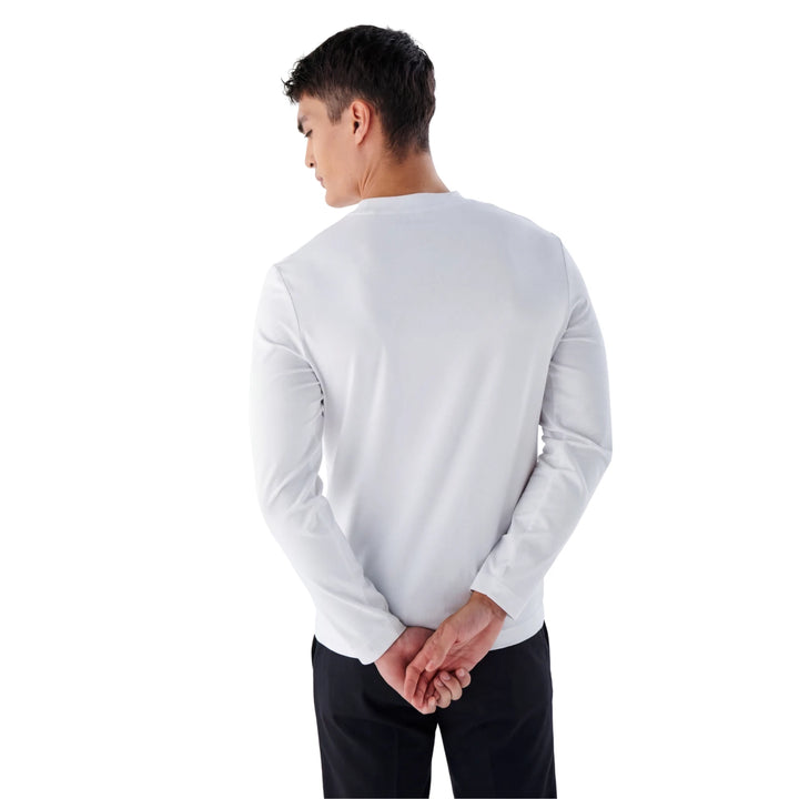 Herren Slim Fit Longsleeve aus Baumwollmix